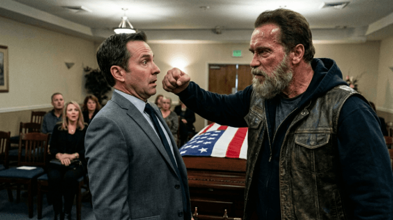 The Folded Flag: The Veteran’s Best Friend Stood By The Coffin… Until The Biker Noticed The Folded…