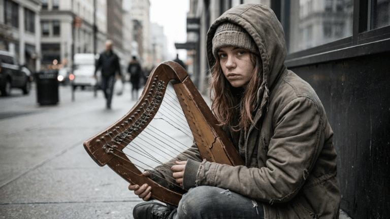 Count Mocked the Orphan Girl’s Broken Harp